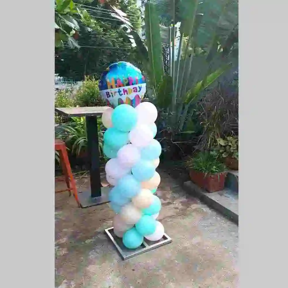 Order Pastel Balloon Decor with Helium Balloons Bangalore